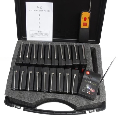 20cues / 10cues Sistema de fuego inalámbrico remoto Escenario profesional Fuente de fuegos artificiales Fuego pirotécnico