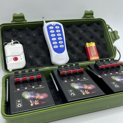 Control remoto secuencial inalámbrico frío 12 10 canales Torta 500m Sistema de disparo de fuegos artificiales
