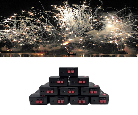 12 señales Control remoto recargable Estadio Fuentes interiores Sistema de disparo Fuegos artificiales