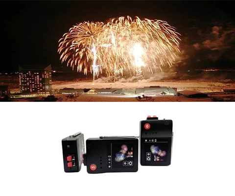 Sistema de disparo inalámbrico de plástico de efecto mixto Fuegos artificiales Transmisor Control de globo