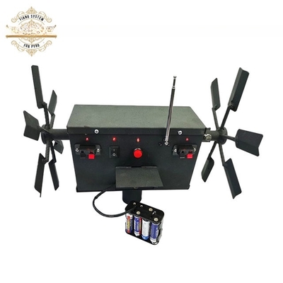 IP55 Máquina de fuentes de fuegos artificiales de doble rueda con encendido electrónico de alto voltaje