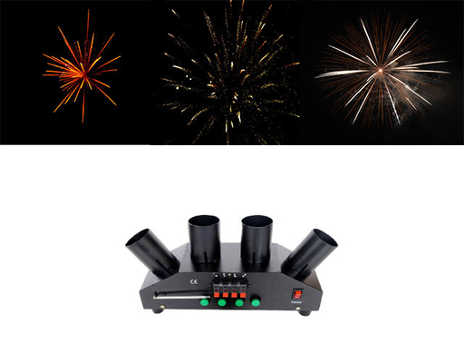 12 10 canales 500m Fan Fuegos artificiales Fuente máquina Fuegos artificiales Sistema de configuración Control inalámbrico