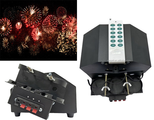 Sistema de disparo de fuegos artificiales en frío Stageli con estantes de fuegos artificiales para efectos especiales de escenario