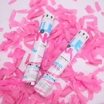 Disparador de confeti Cannon biodegradable brillante metálico para artículos de fiesta