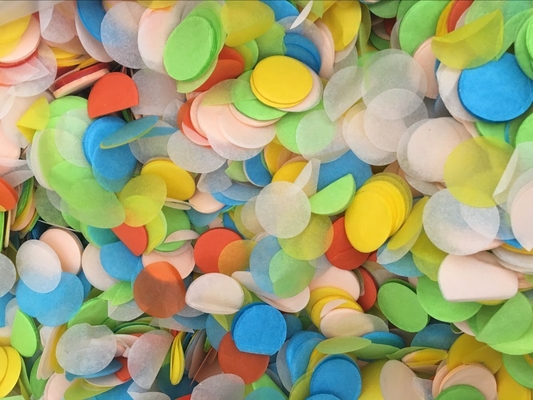 Papel de confeti para bodas y fiestas biodegradable