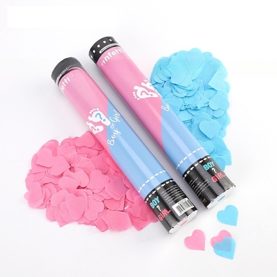 Polvo seguro para revelar el género Cannon Custom Confetti Poppers de mano