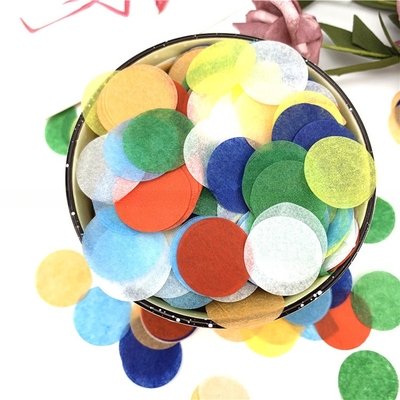 Multicolor Seguro Perfecto Fábrica al por mayor Papel de tejido Confetti cañón para todos los festivales