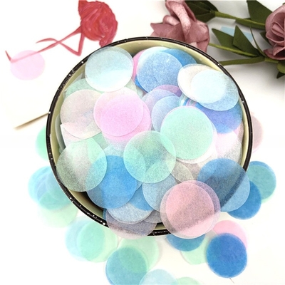 Multicolor Seguro Perfecto Fábrica al por mayor Papel de tejido Confetti cañón para todos los festivales