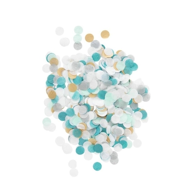 Confetti círculo puntos arcoíris Confetti para la mesa de fiesta Fiestas de bodas Papel biodegradable multicolor