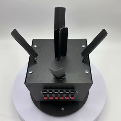 Sistemas de disparo giratorio de control remoto para fuentes de escenario con batería AA