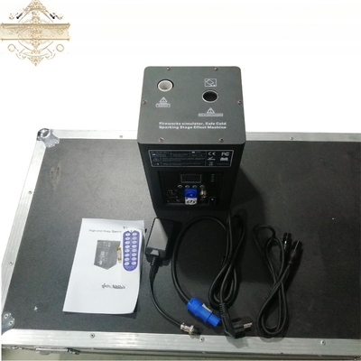 Control remoto de la máquina de chispas eléctricas de titanio en polvo DMX512
