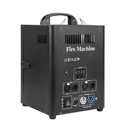 Máquina de fuego frío de doble cabeza, soplador de escalón, lanzador de llamas, 120W DMX512 Control