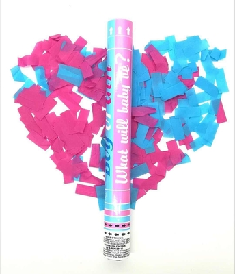 18 &quot;Cannon de revelación de género ecológico con confeti de fiesta a prueba de llamas biodegradable para Baby Shower Party Supplies