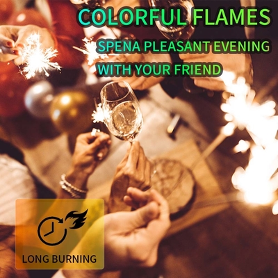 Los paquetes de cambio de color de fuego de MEKER crean un espectáculo colorido para sus hogueras