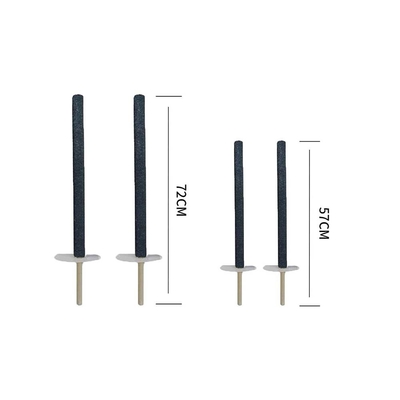 Fiesta de Navidad Essential WAX antorcha con mango de madera vela de tiempo de quema profesional de 60 minutos