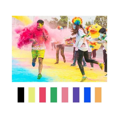 Colorantes en polvo de Holi Gulal fácilmente lavables Pigmento no tóxico para celebraciones seguras y divertidas