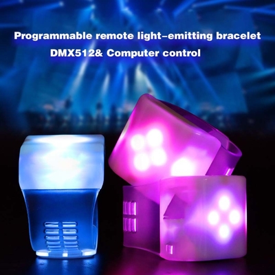 Personalización Dmx Control LED Flash Muñeca para el evento de fiesta Rave