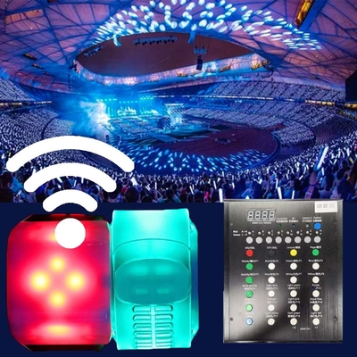 Control remoto personalizado LED luminoso ajustable brazaletes NFC RFID personalizado promocional