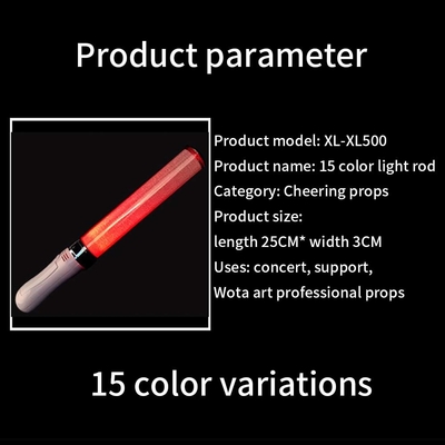 Acrílico Mini Led Stick con interruptor rotativo Logotipo láser personalizado Mini Glow Led Acrílico Stick Led Pen Light
