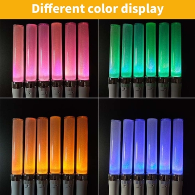 Fabrica OEM personalizado Led Flashing Stick iluminación hasta el palo brillante para el club de los fanáticos del concierto