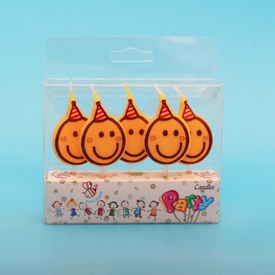 Velas de arte en forma de coche de dibujos animados para niños Decoración de pastel hecha a mano en México Cerca de 110g