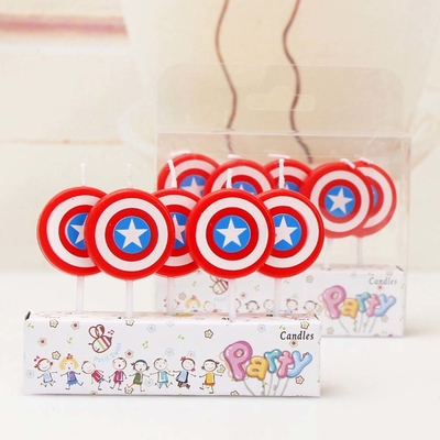 Velas de arte en forma de coche de dibujos animados para niños Decoración de pastel hecha a mano en México Cerca de 110g