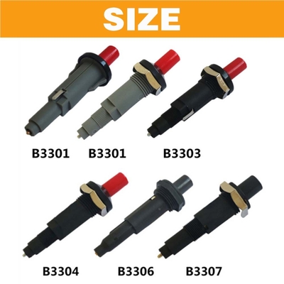 Grill de gas pulsar el botón encendedor de cocina piezo kit de encendido universal roscado bujías
