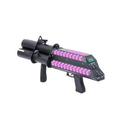 Arma electrónica de fuegos artificiales con tres cabezas de pulverización y diseño de cinta personalizado 50W-10kw de potencia