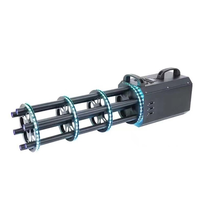 Arma electrónica de fuegos artificiales con tres cabezas de pulverización y diseño de cinta personalizado 50W-10kw de potencia