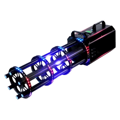 Batería LED Confetti máquina de papel pistola de seis disparos Confetti pistola de disparo para DJ discoteca club nocturno fiesta de bodas