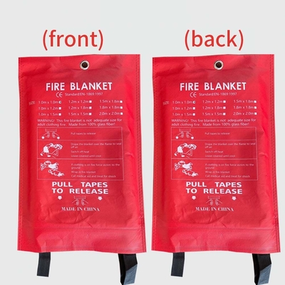 Cubierta contra incendios de cocina de hotel con 0,4 mm 0,8 mm de espesor y tela de silicona ignífugo