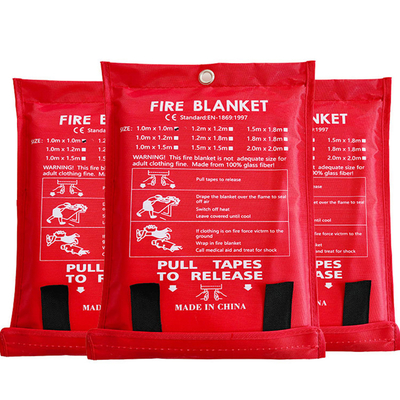 Cubierta de fuego de tela de fibra de vidrio a prueba de fuego para cocina y comedor