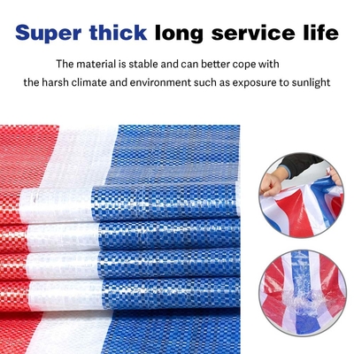 Impresora de peso personalizado laminado PE lonas de plástico lonas de tela para cubierta de camión al aire libre