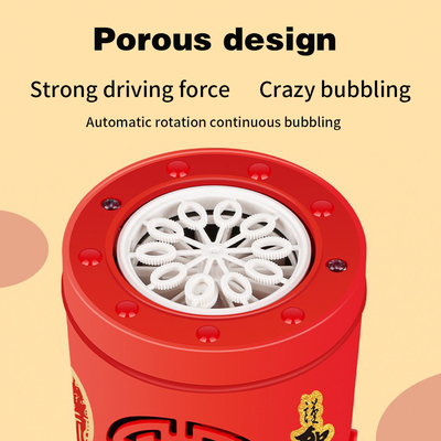 CE Máquina eléctrica de burbujas Máquina portátil de fuegos artificiales de burbujas para fiestas y bodas Rango de edad de 5 a 7 años hecha de plástico