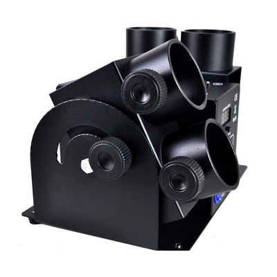 Máquina de lanzador de confeti electrónico de 4 cabezas de 120W con control DMX para cañón de confeti de boda y cumpleaños
