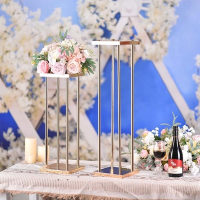 Estante de flores vertical duradero para decoración interior y exhibición floral de bodas Elegante y resistente