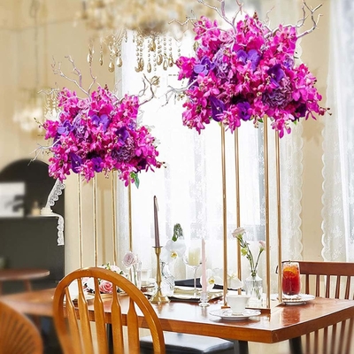 Estante de flores vertical duradero para decoración interior y exhibición floral de bodas Elegante y resistente