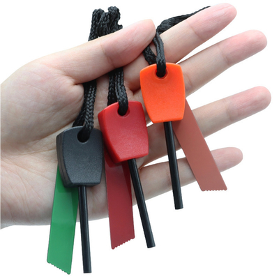 Mini Emergencia portátil de supervivencia de alta calidad arrancador de fuego de magnesio con raspador