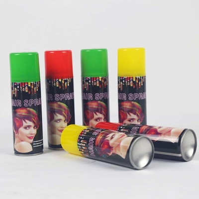 Suministro popular para fiestas 250 ml Spray para cabello de brillo temporal Magia Spray para cabello colorido