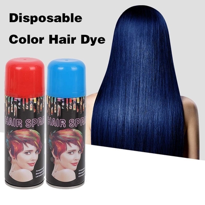 Suministro popular para fiestas 250 ml Spray para cabello de brillo temporal Magia Spray para cabello colorido