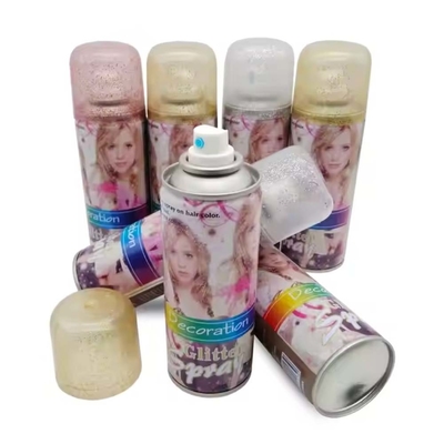 Spray de brillo para fiestas Instant Hair Color Spray para fiestas Festivales OEM esperado