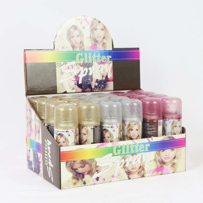 Spray de brillo para fiestas Instant Hair Color Spray para fiestas Festivales OEM esperado