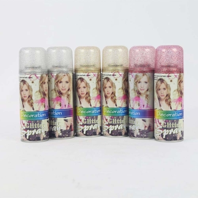 Spray de brillo para fiestas Instant Hair Color Spray para fiestas Festivales OEM esperado