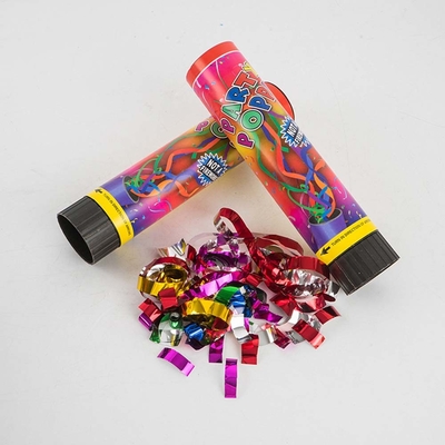 Confeti de boda al por mayor Popper Cannon de confeti de colores para decoraciones de fiestas